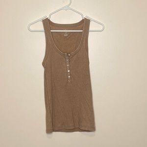 Beige tank top